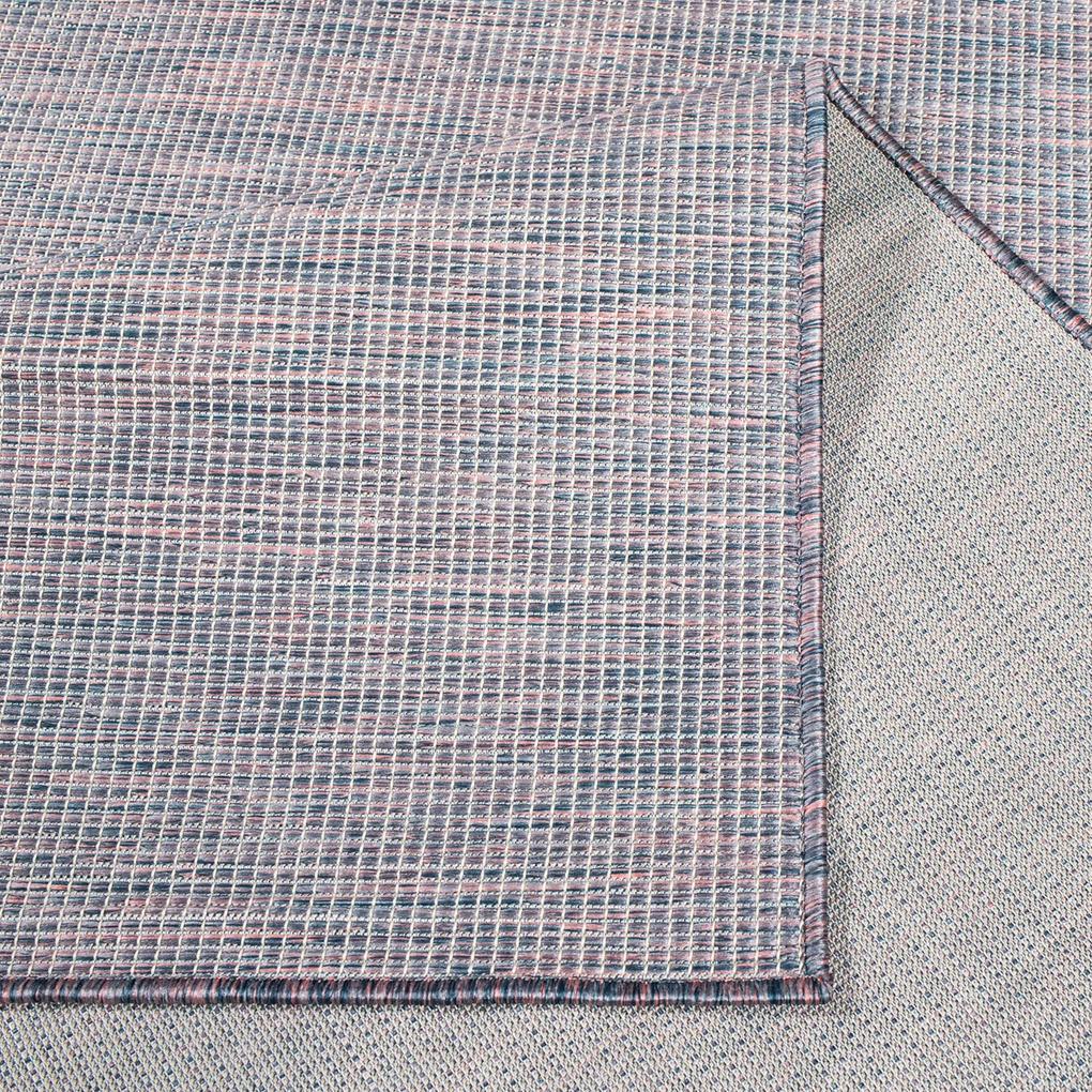 Dekorstudio Šnurkový koberec PALM 2778 - ružovomodrý Rozmer koberca: 280x380cm