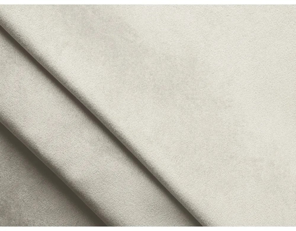 Biela zamatová rohová pohovka (pravý roh) Moana – Makamii