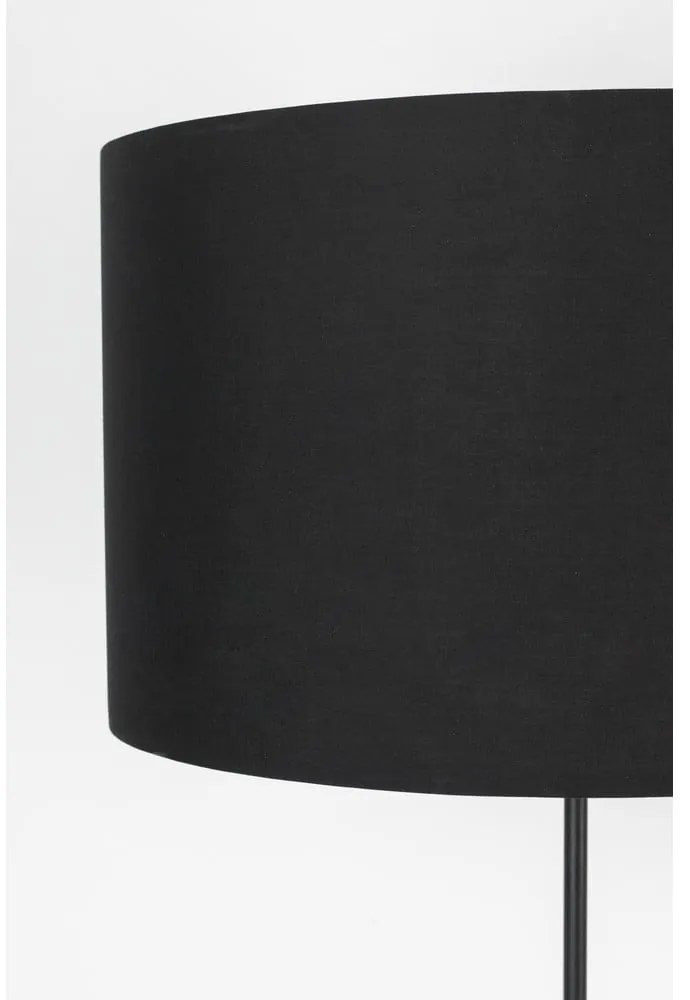 Čierna stojacia lampa Zuiver Lesley