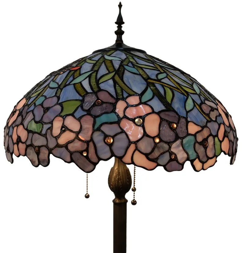 Luxus Tiffany stojace svietidlo 3*E27