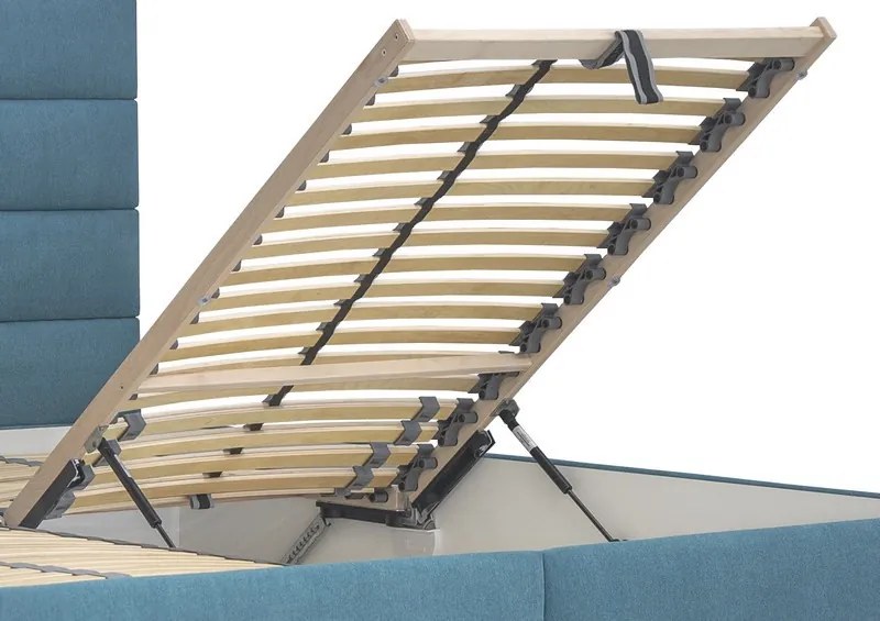 Posteľ Windy 180x200 cm, tyrkysová látka