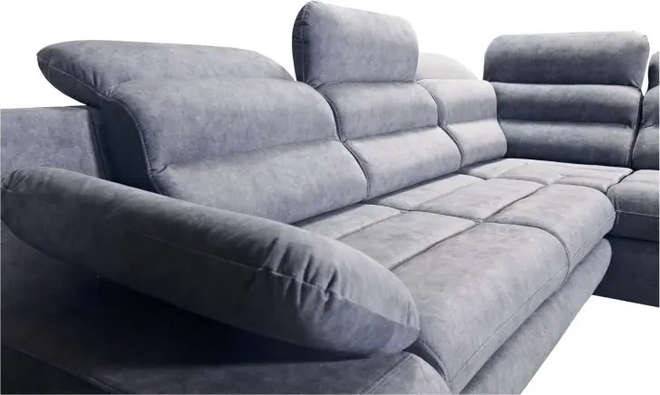 Sedacia súprava Denver, ľavá, sivá (angel 6)