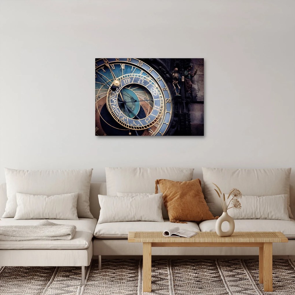 Obraz - Orloj, Praha (70x50 cm)