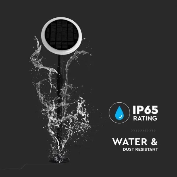 LED Nastaviteľná solárna lampa GARDEN LED/8W/5V 60-129 cm 4000K IP65 2000 mAh