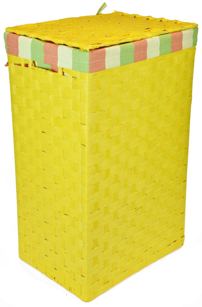 Kôš na bielizeň žltý Rozmery (cm): 40x30, v. 61