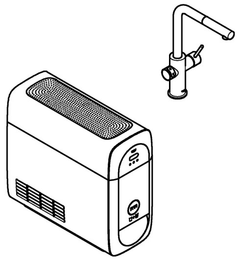 GROHE 31539000 - Drezová batéria BLUE HOME L-výpusť lesklý chróm