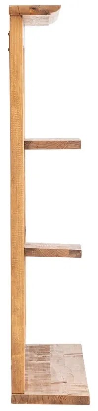 furniture-nabytek.cz - Masívne kúpeľňové zrkadlo Rangoon z borovice, lakované – 140×72 cm