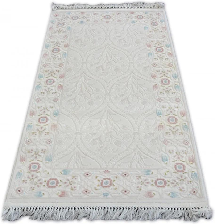 Luxusný kusový koberec akryl Nika krémový, Velikosti 80x150cm