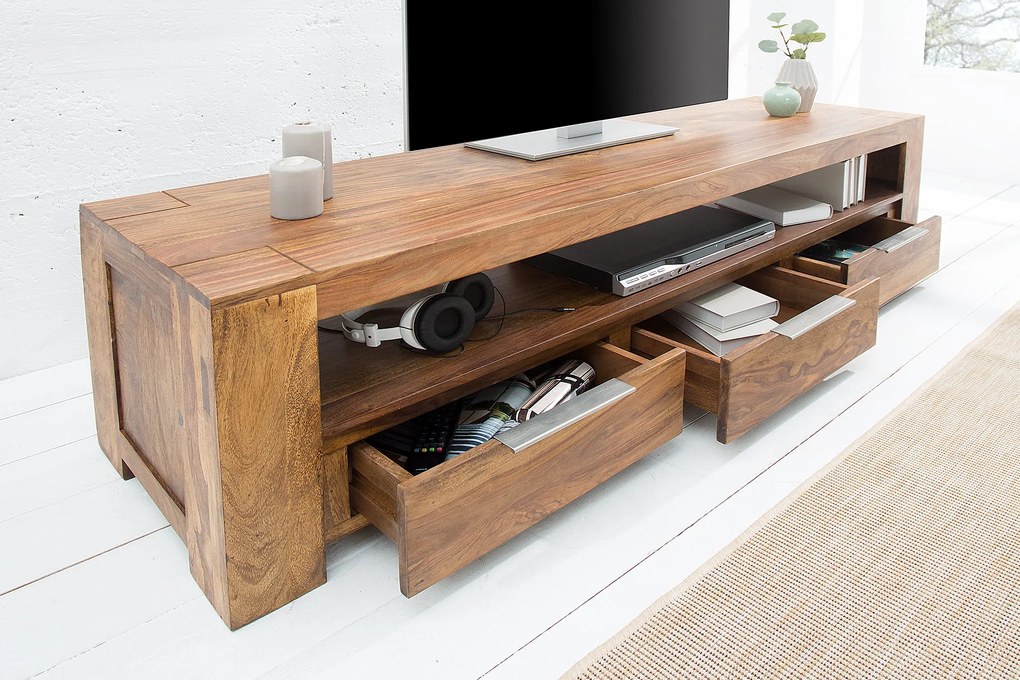 Skrinka pod TV Makassar 170cm Sheesham