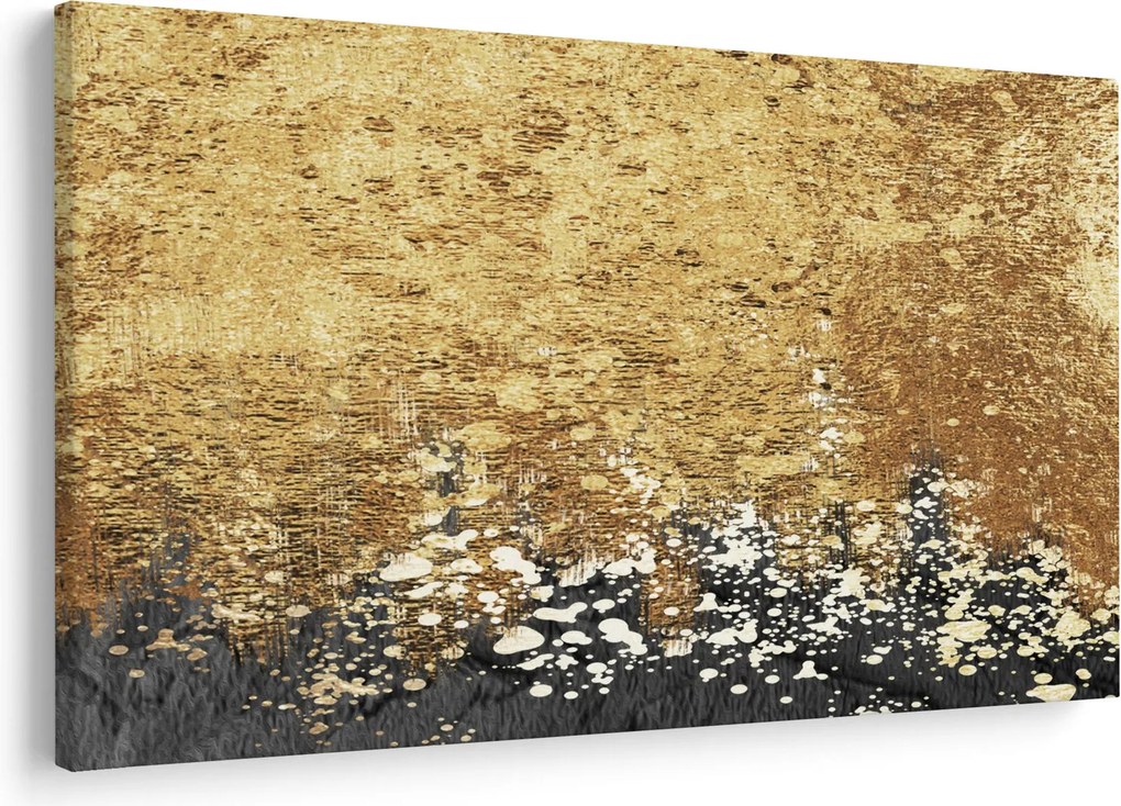 Obraz - Zlatá štruktúra N⁰3 (90x60 cm)