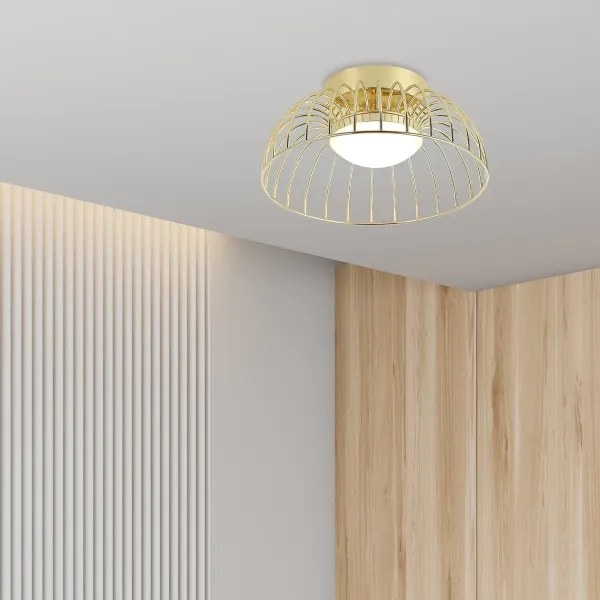 LED stropné svietidlo BETSY LED/12W/230V pr. 25 cm zlaté