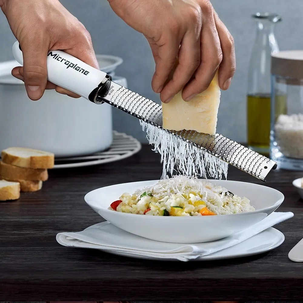 Microplane Strúhadlo Microplane PREMIUM ZESTER jemné s rukoväťou bielej