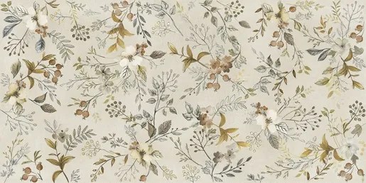 Dlažba Del Conca Timeline wildflowers dekor 60x120 cm mat GCDSWILDFLR