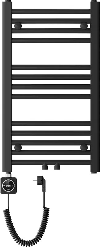 Mexen Ares, elektrické vykurovacie teleso 700 x 400 mm, 300 W, čierna, W102-0700-400-6300-70