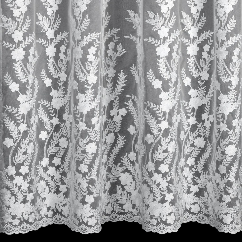 ZÁCLONA NA KRÚŽKOCH TALINA 300 CM X 250 CM VZOROVANÁ