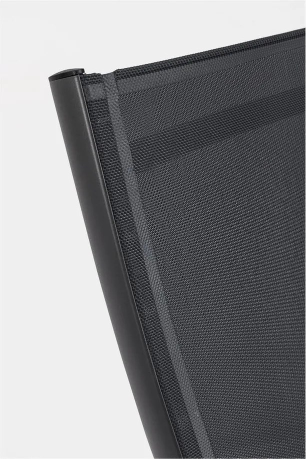 Antracitové kovové záhradné ležadlo Taylor – Bizzotto