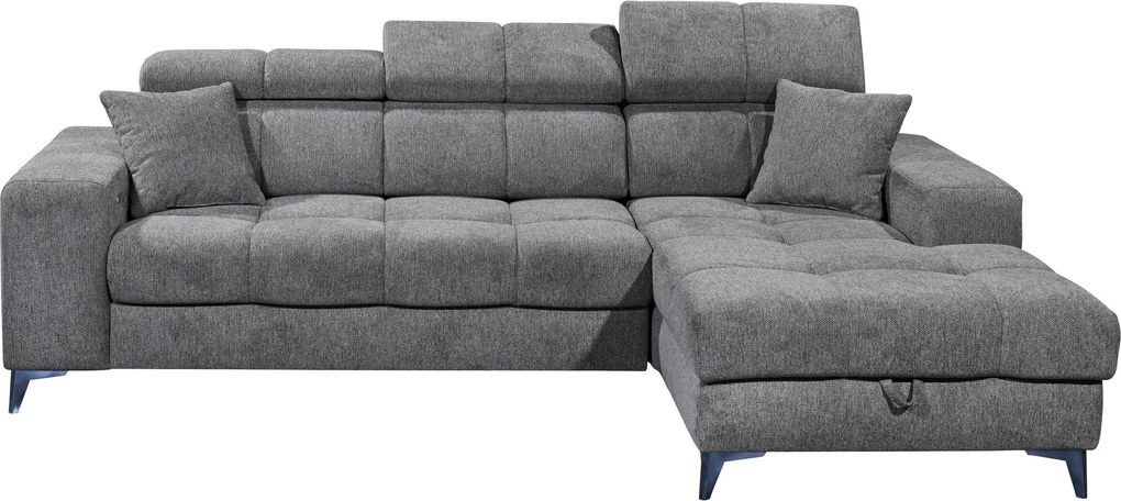 XXXLutz ROHOVÁ SEDAČKA, textil, antracitová MID.YOU - Sedačky - 002220047406