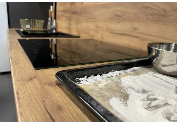 Kuchynská linka ELISE 240 cm v grafitovom prevedení