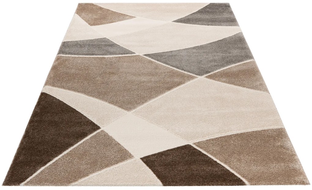 Obsession, Kusový koberec My Frisco 282 Taupe, 200x290, hnedá, obývacia izba