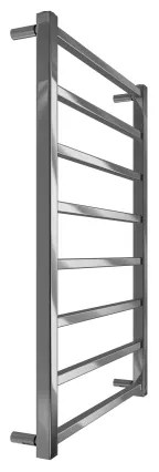 Kúpeľňový rebríkový radiátor TOKIO 174W/230V 80x53 cm nerez/lesklý chróm
