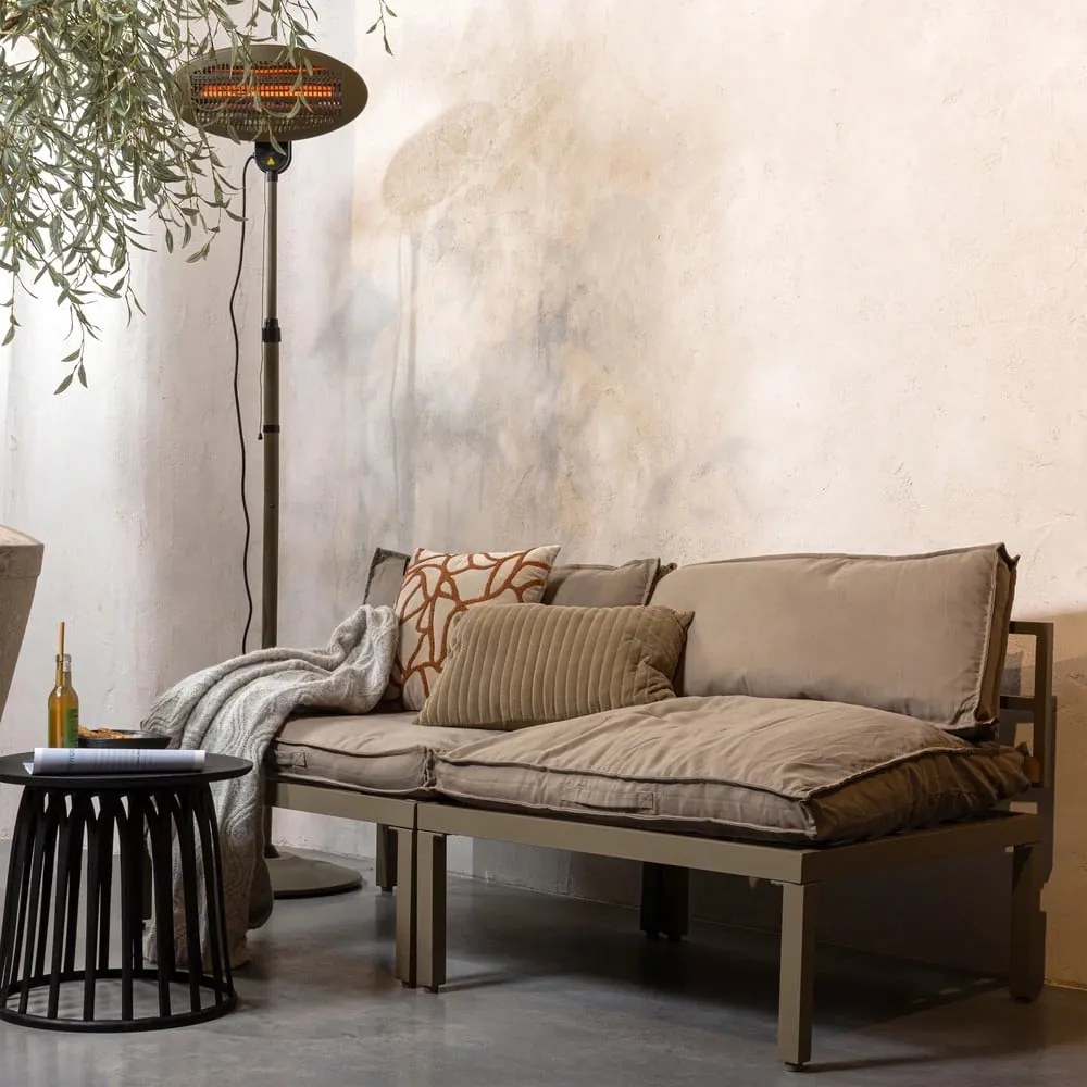 Čierny vonkajší odkladací stolík WOOOD Boy