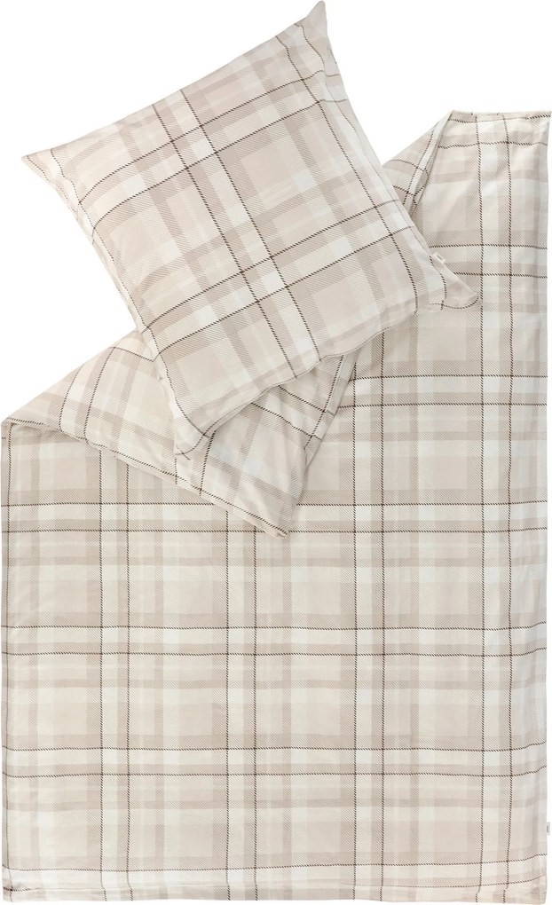 XXXLutz OBOJSTRANNÁ POSTEĽNÁ BIELIZEŇ, flanel, béžová, 140/200 cm Esprit - Obliečky & plachty - 003021169601