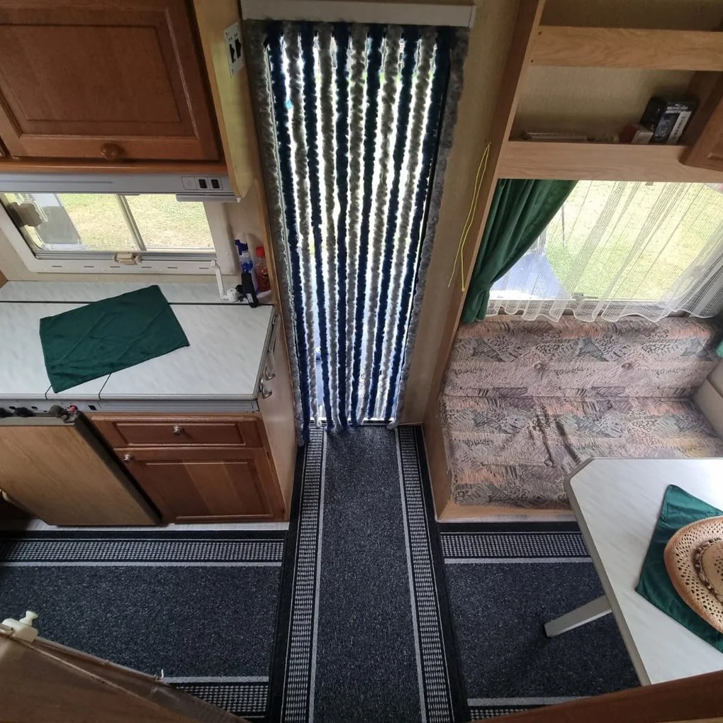 Condor Carpets, Behúň na mieru Promenade 8727 antra, šíre 67 cm, šedá, chodba / predsieň