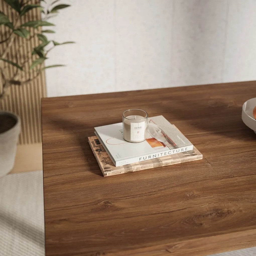 PLUTO JEDÁLENSKÝ STÔL DUB STIRLING / BIELY 125 cm