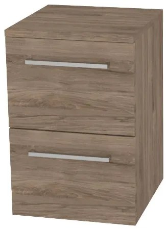 Mereo, Mereo Bino, kúpeľňová skrinka spodná 50 cm, Multidecor, Dark Rockford Hic, MER-CN694DRH1