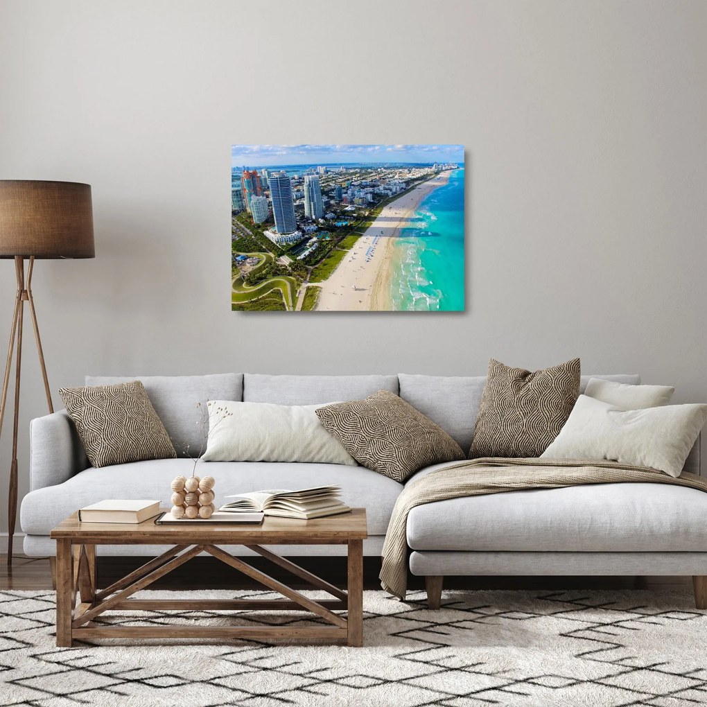 Sklenený obraz - Miami, Florida (70x50 cm)