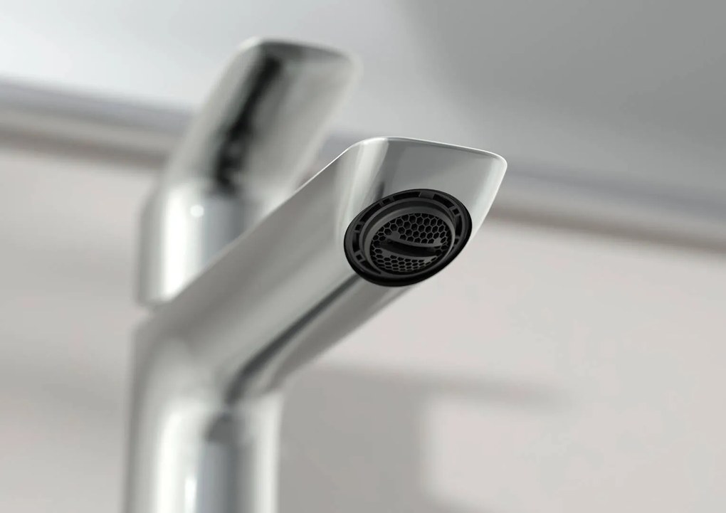 Hansgrohe Logis, umývadlová batéria Fine 110, s výpustom, EcoSmart, chrómová, HAN-71251000