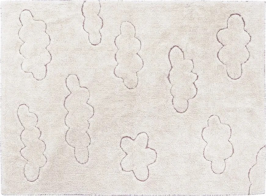 Lorena Canals, Detský kusový koberec Clouds, 140x200, béžová, detská izba