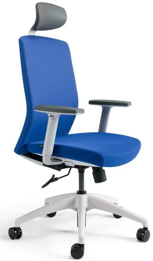 OFFICE PRO bestuhl Kancelárska stolička J2 ECO WHITE SP modrá