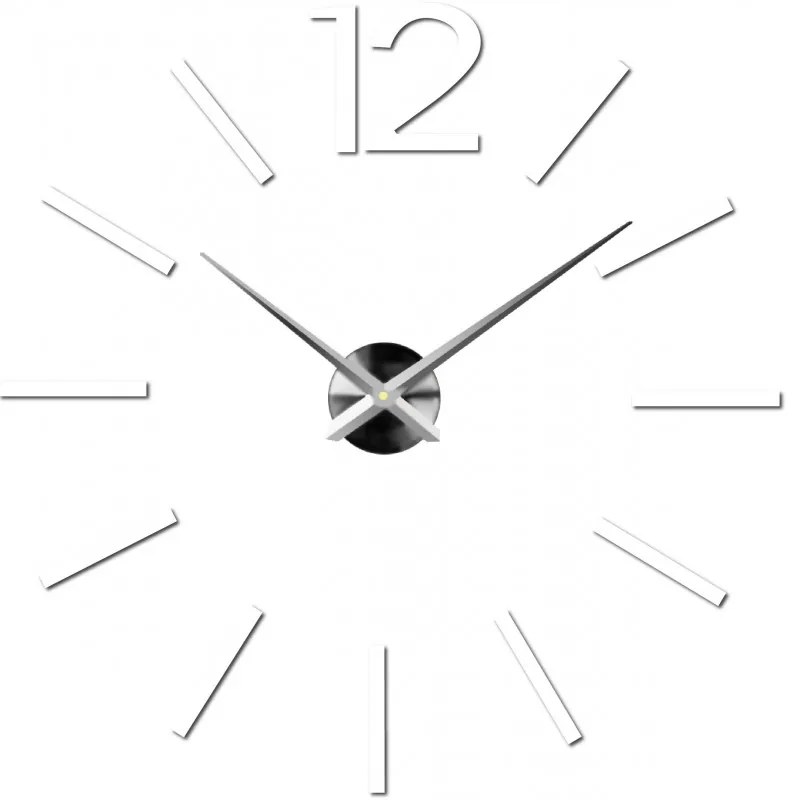 Stylesa Moderné nástenné hodiny DIY 3D EXPQZ X0081 i čierne