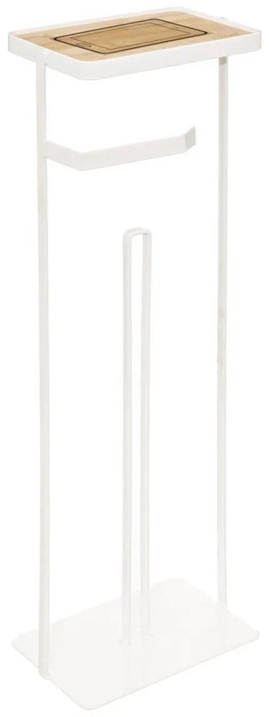 Stojan na toaletní papír Modern White bambus/bílý