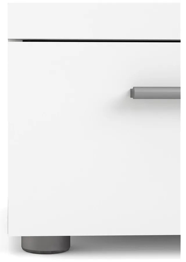 Biely nočný stolík Pepe - Tvilum