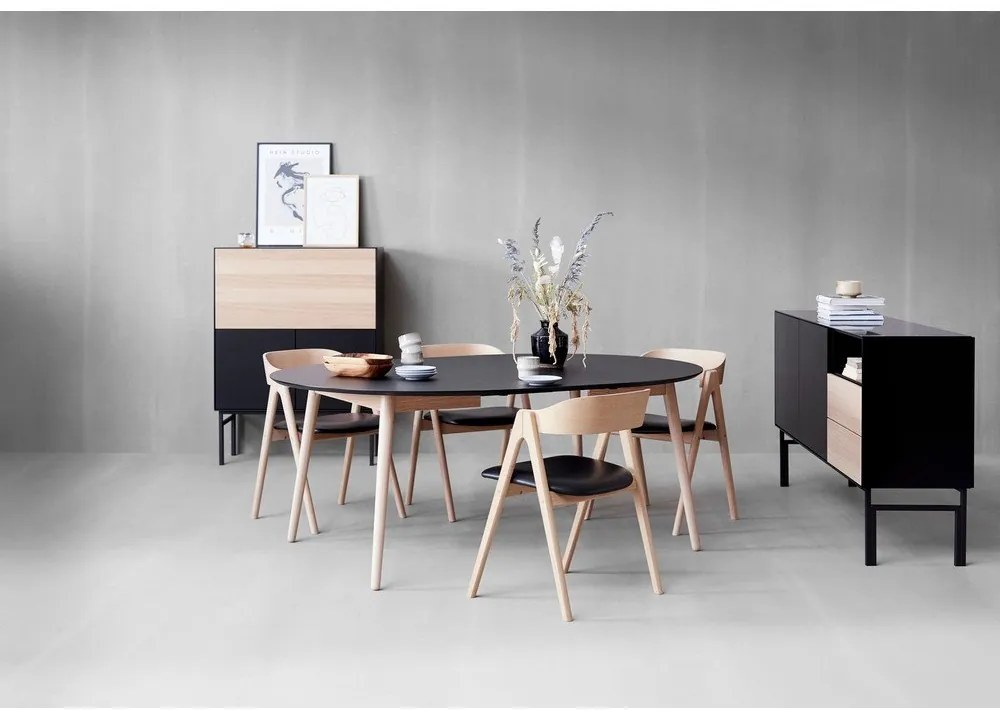 Okrúhly rozkladací jedálenský stôl ø 135 cm Meza – Hammel Furniture