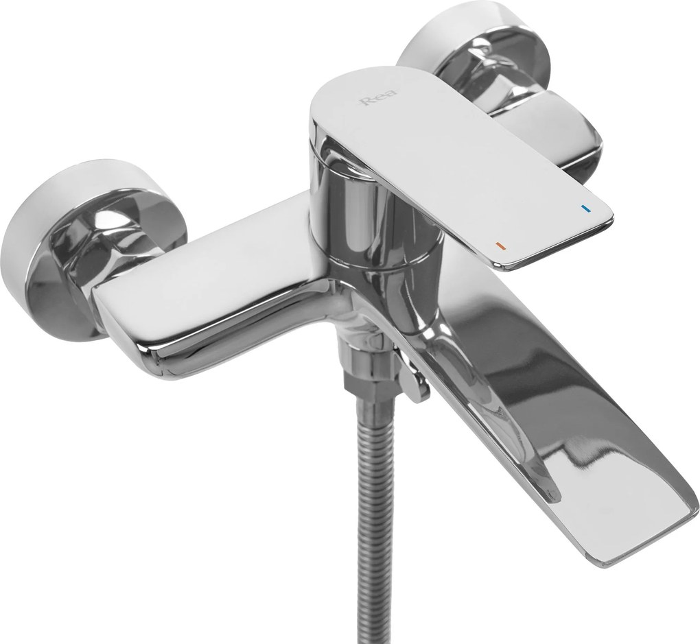 Rea Avalon, vaňová batéria s ručnou bodovou súpravou, chrómová, REA-B1156