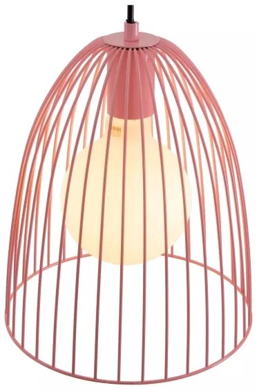 Lucide 74417/01/66 - Luster na lanku MACARONS 1xE27/40W/230V pr. 24,5 cm ružová