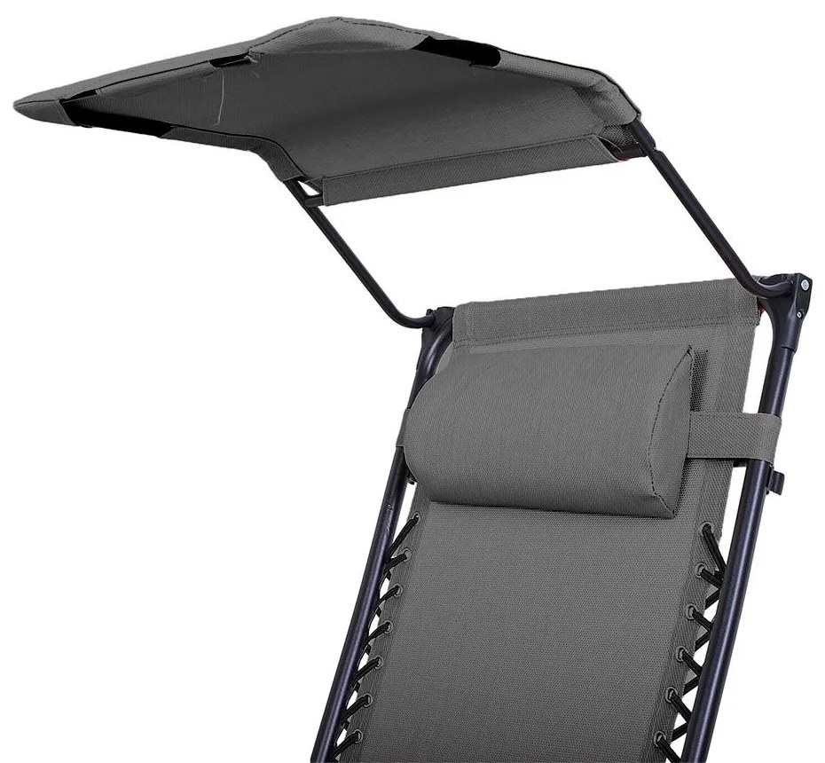 Relaxačné kreslo Avenberg PALMAS - sivá