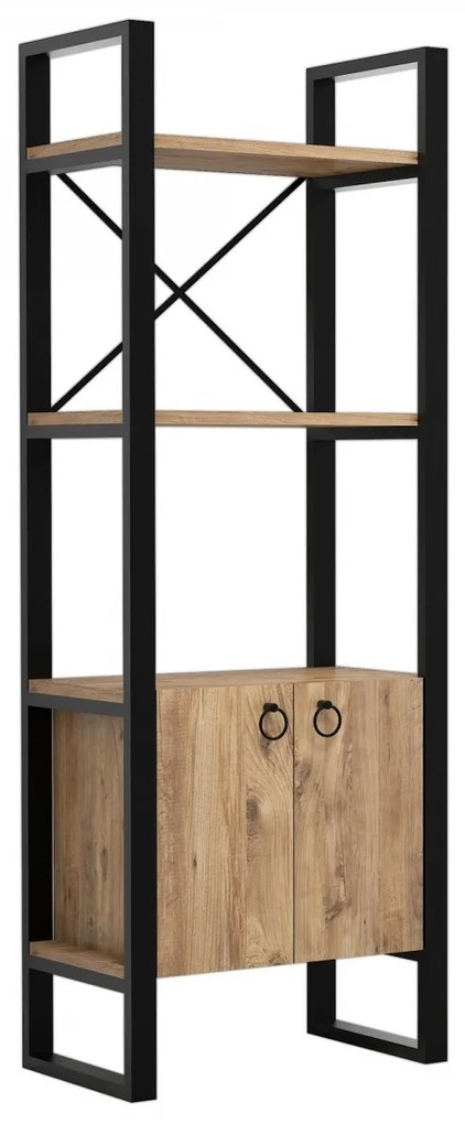 Regál Milano čierny