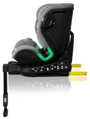 Lionelo - Autosedačka so základňou otočná HARMONY i-Size 40-150 cm čierna/šedá