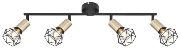 Globo 54802S-4AB - Bodové svietidlo XARA 4xE14/40W/230V