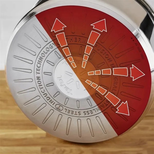 Tefal - 3-dielna sada hrncov DELICIOUS, nerezová