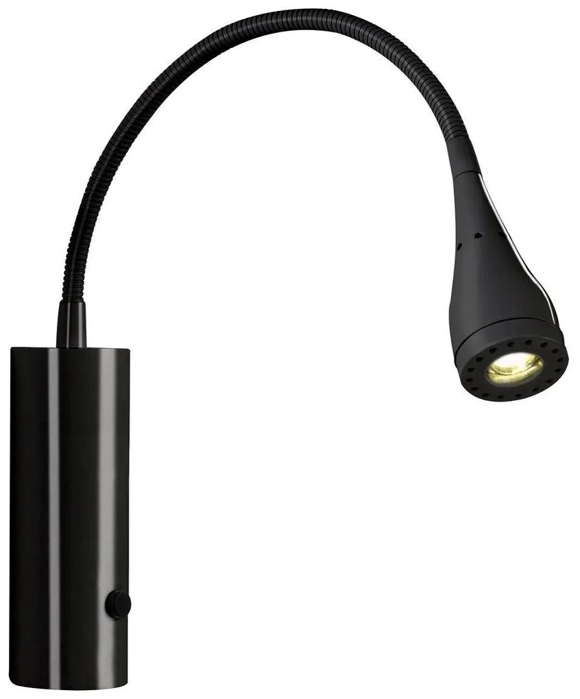 MENTO | moderné nástenné LED svietidlo Farba: Čierna