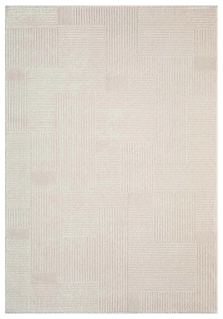 Dekorstudio Moderný koberec do obývačky FLAIR 177 - béžový Rozmer koberca: 80x150cm