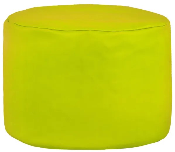 Taburetka Cilindro limetková ekokoža