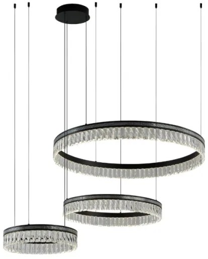 LED stmievateľný krištáľový luster na lanku THALIA LED/120W/230V 3000-6000K + diaľkové ovládanie