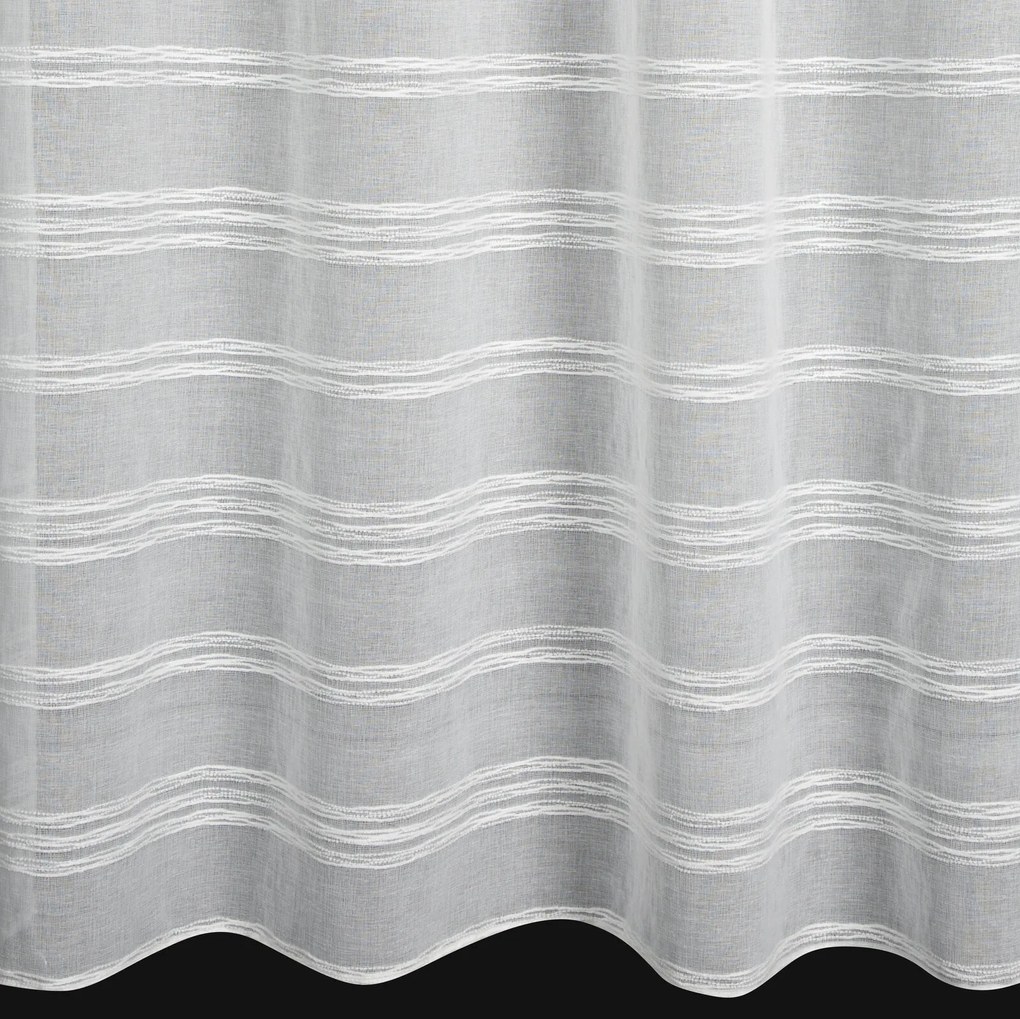 ZÁCLONA NA KRÚŽKOCH DOLY 140X250 CM BIELA
