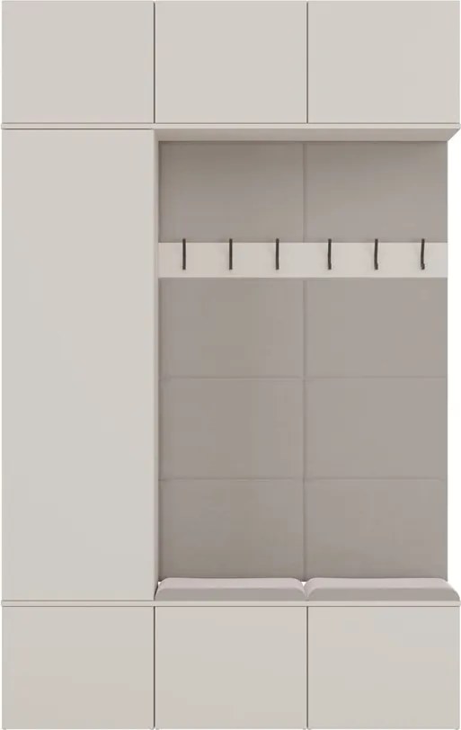 Předsíňová stěna Haga II 150 cm kašmír
